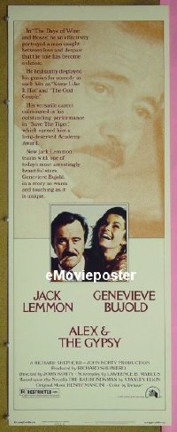 #357 ALEX & THE GYPSY insert76 Lemmon,Bujold 