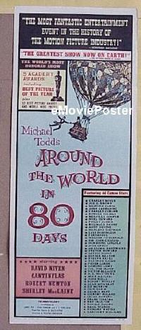 #202 AROUND THE WORLD IN 80 DAYS insert '58