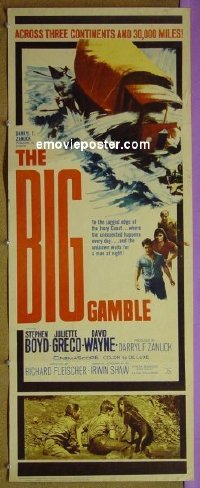 3032 BIG GAMBLE ('61) '61 Stephen Boyd