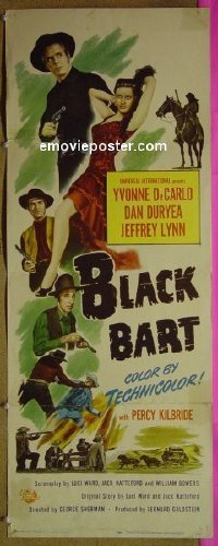 #6414 BLACK BART insert '47 Yvonne DeCarlo 