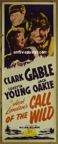 #6456 CALL OF THE WILD insertR53 Gable, Young 