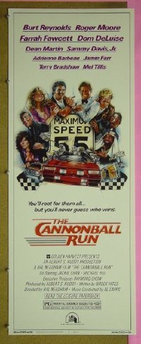 #380 CANNONBALL RUN insert '81 Reynolds 