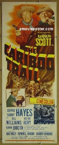 #6458 CARIBOO TRAIL insert '50 Scott 