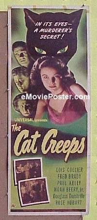 #002 CAT CREEPS insert '46 Lois Collier 