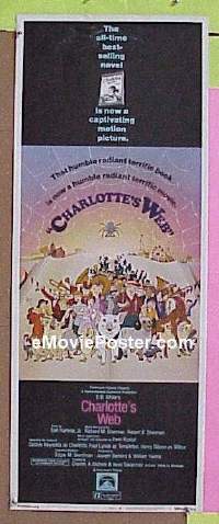 R062 CHARLOTTE'S WEB insert '73 animated classic!