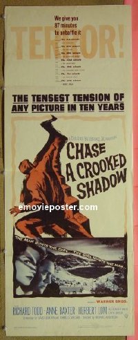 #2919 CHASE A CROOKED SHADOW insert '58 Lom 