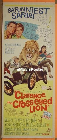 #382 CLARENCE THE CROSS-EYED LION insert '65 