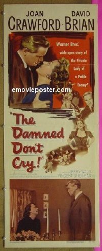 3071 DAMNED DON'T CRY '50 Joan Crawford