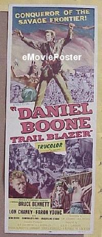 #212 DANIEL BOONE TRAIL BLAZER insert '56 