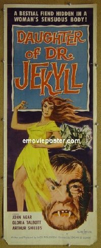 #6470 DAUGHTER OF DR JEKYLL insert '57 Agar 