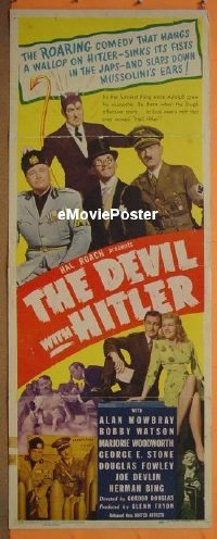 #410 DEVIL WITH HITLER insert '42 WWII 