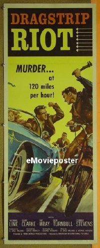 #411 DRAGSTRIP RIOT insert '58 classic cycle! 