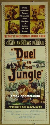 #6480 DUEL IN THE JUNGLE insert '54 Andrews 