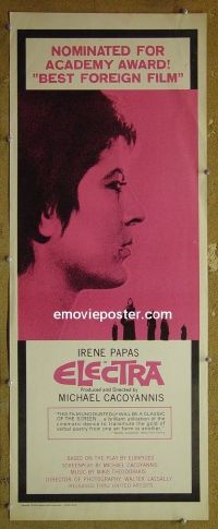 #7044 ELECTRA insert '62 Greek, Irene Papas 