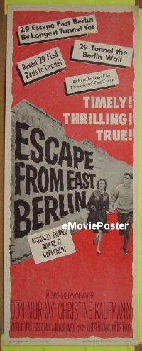 #433 ESCAPE FROM EAST BERLIN insert '62 