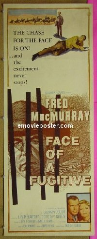 #7047 FACE OF A FUGITIVE insert '59 MacMurray 