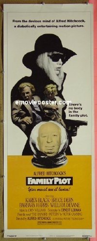 #2930 FAMILY PLOT insert '76 Alfred Hitchcock 