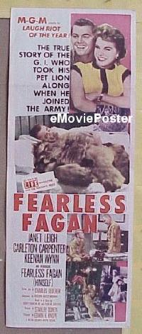 #220 FEARLESS FAGAN insert '52 Janet Leigh 