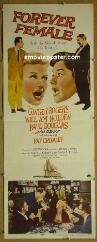 #6492 FOREVER FEMALE insert '54 Ginger Rogers 