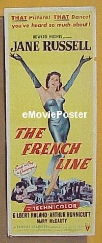 R122 FRENCH LINE insert '54 3-D Jane Russell