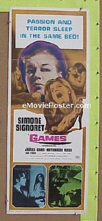 #609 GAMES insert '67 Signoret, Caan 