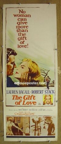 #7056 GIFT OF LOVE insert '58 Lauren Bacall 