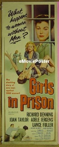 #157 GIRLS IN PRISON insert '56 bad girl! 