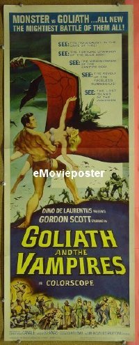 #162 GOLIATH & THE VAMPIRES insert '64 Scott 