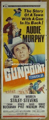 #6504 GUNPOINT insert '66 Audie Murphy 