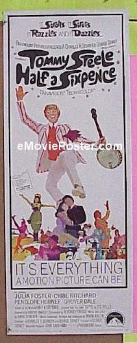 #233 HALF A SIXPENCE insert '68 Tommy Steele 