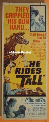 #492 HE RIDES TALL insert '64 Young, Duryea 