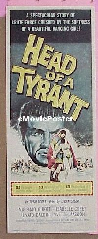 #220 HEAD OF A TYRANT insert '60 Girotti 