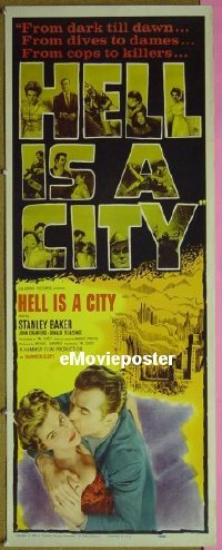 #455 HELL IS A CITY insert '60 Stanley Baker 