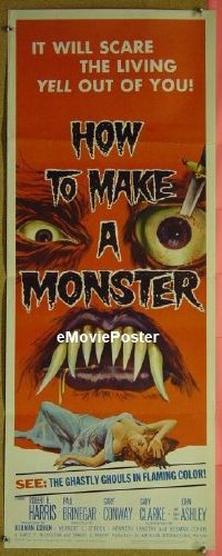 #178 HOW TO MAKE A MONSTER insert '58 spooky! 
