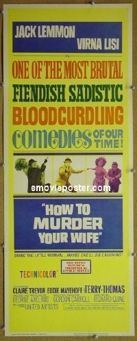 #6516 HOW TO MURDER YOUR WIFE insert65 Lemmon 