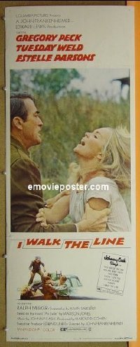#2944 I WALK THE LINE insert 70 Gregory Peck 
