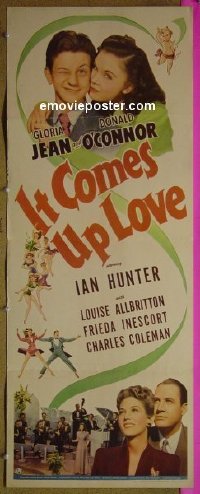 a445 IT COMES UP LOVE insert movie poster '42 Jean, O'Connor