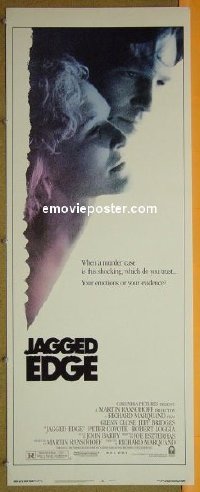 #2949 JAGGED EDGE insert '85 Glenn Close 