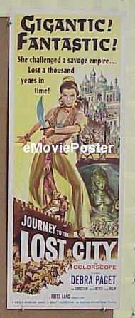 #027 JOURNEY TO THE LOST CITY insert '60 