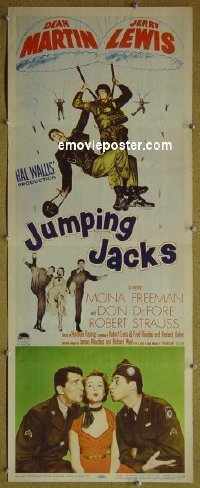 #203 JUMPING JACKS insert '52 Martin & Lewis 