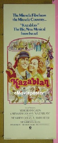 #450 KAZABLAN insert '74 Israeli movie 
