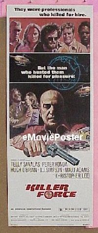 #247 KILLER FORCE insert '76 AIP, Savalas 