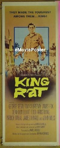 #212 KING RAT insert '65 WW II, Segal, Fox 