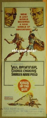 #213 KINGS OF THE SUN insert '64 Yul Brynner 