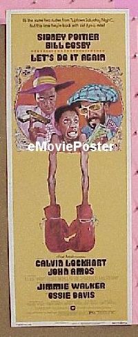 #269 LET'S DO IT AGAIN insert '75 Poitier 