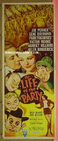 #2960 LIFE OF THE PARTY insert '37 Hilliard 