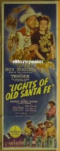#466 LIGHTS OF OLD SANTA FE insert '44 Rogers 