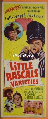 #540 LITTLE RASCALS VARIETIES insert '59 