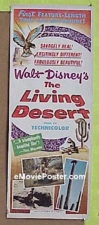 #076 THE LIVING DESERT insert '53 Walt Disney 