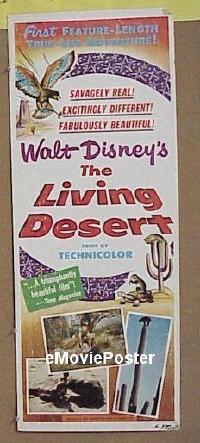 #257 LIVING DESERT insert '53 Walt Disney 